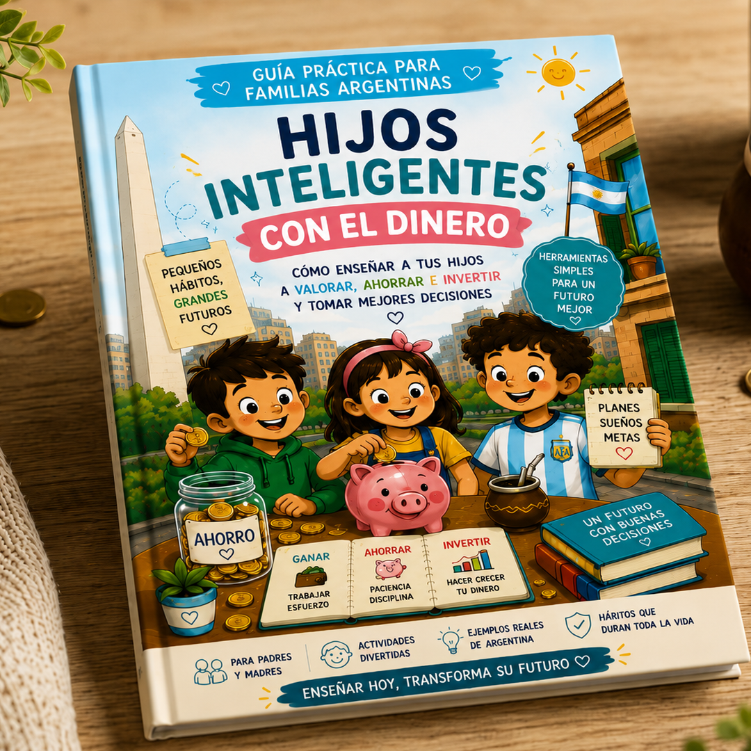 Hijos inteligentes con el dinero + 5 bonos + 4 herramientas + guía de inversión